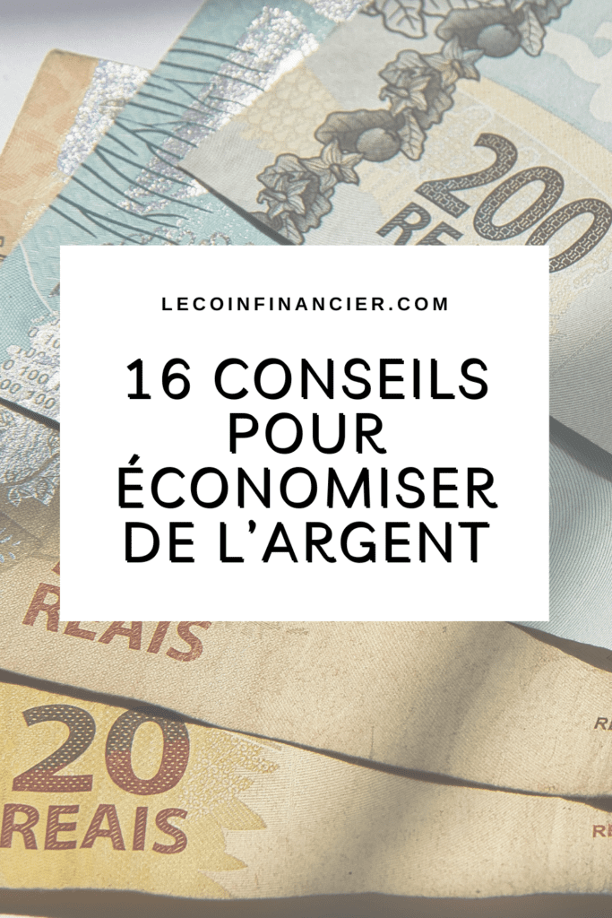 économiser de l'argent